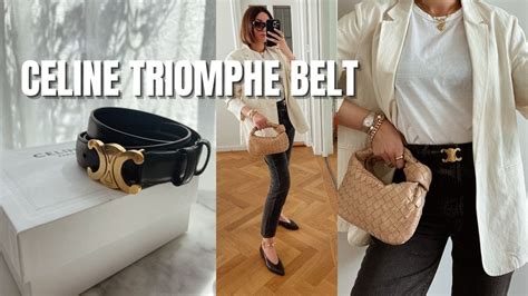 celine reversable belt|celine triomphe belt size comparison.